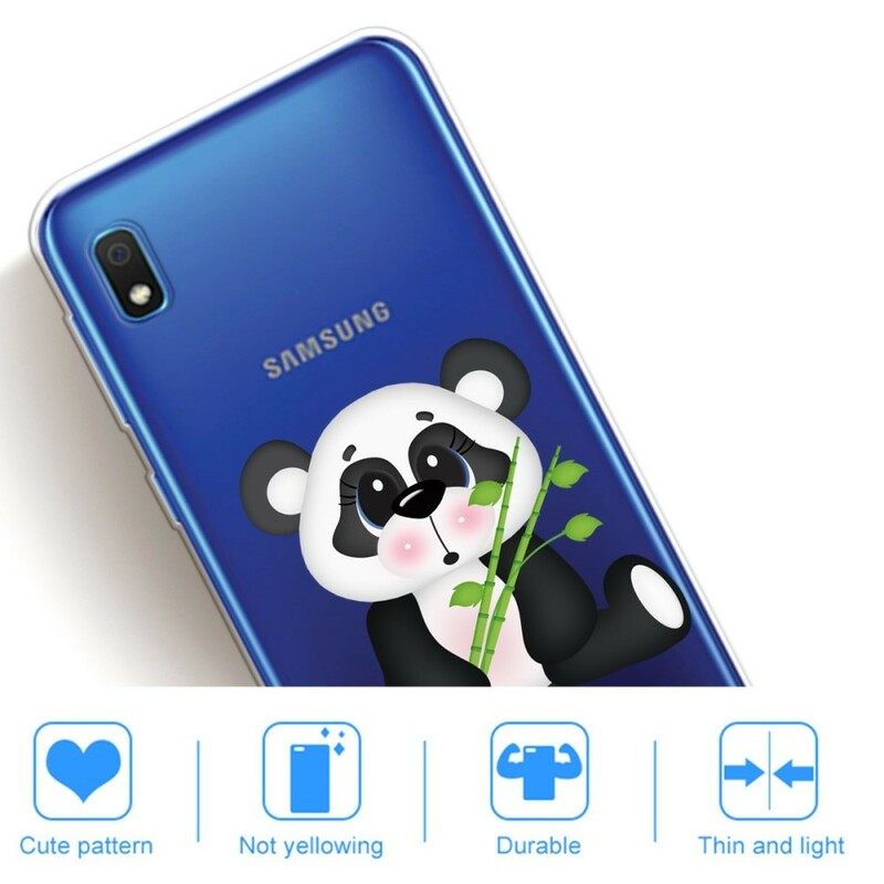 Kuori Samsung Galaxy A10 Transparent Sad Panda