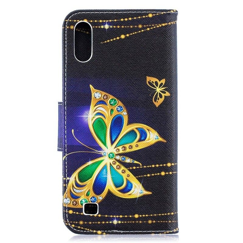 Nahkakotelo Samsung Galaxy A10 Magic Butterfly