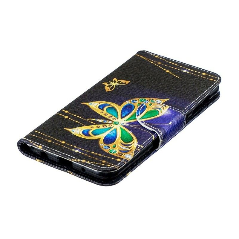 Nahkakotelo Samsung Galaxy A10 Magic Butterfly