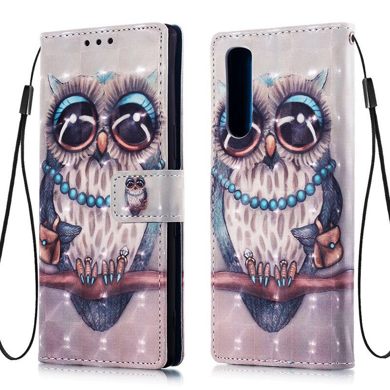 Kotelot Sony Xperia 5 Neiti Owl