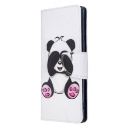 Nahkakotelo Sony Xperia 5 Panda Hauskaa