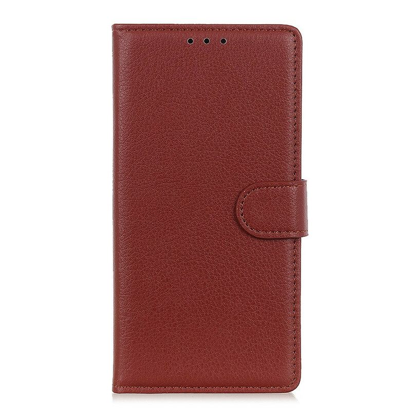 Kotelot Samsung Galaxy Note 10 Lite Lychee Faux Leather