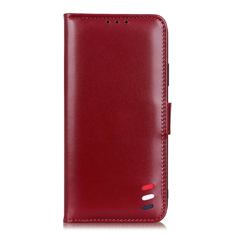 Kotelot Samsung Galaxy Note 10 Lite Tricolor Leather Effect