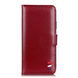 Kotelot Samsung Galaxy Note 10 Lite Tricolor Leather Effect