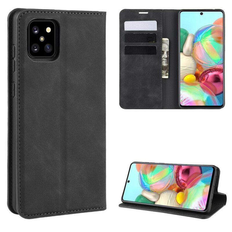 Puhelinkuoret Samsung Galaxy Note 10 Lite Kotelot Flip Chic Leather Effect