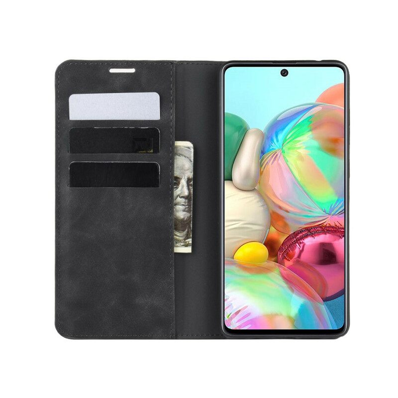 Puhelinkuoret Samsung Galaxy Note 10 Lite Kotelot Flip Chic Leather Effect