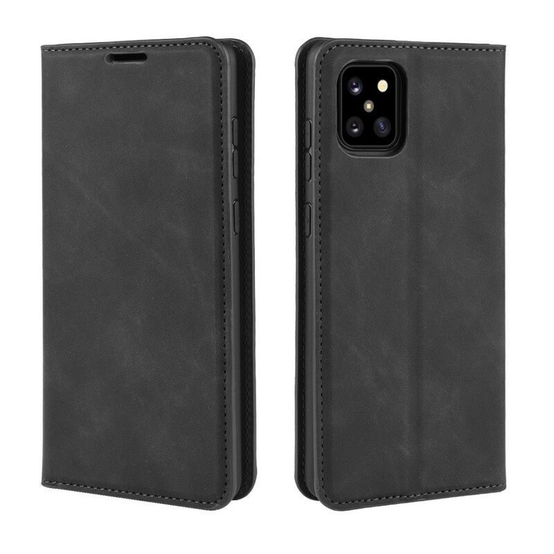 Puhelinkuoret Samsung Galaxy Note 10 Lite Kotelot Flip Chic Leather Effect