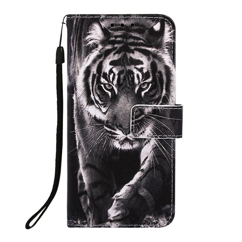 Flip Case Samsung Galaxy A10e Night Tiger