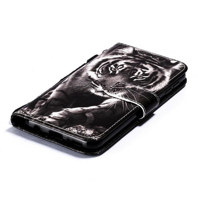 Flip Case Samsung Galaxy A10e Night Tiger