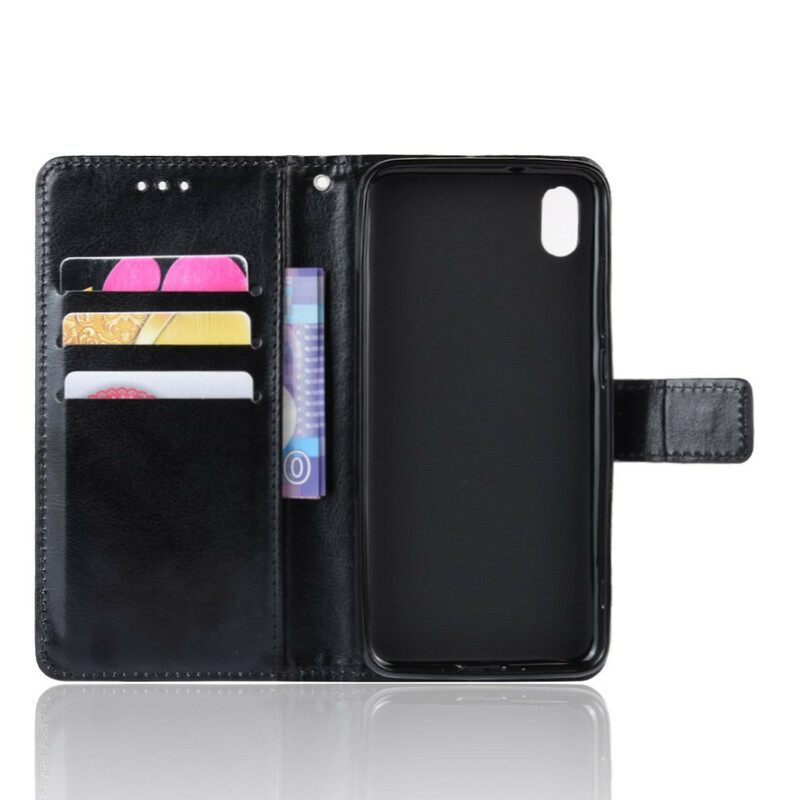 Flip Case Xiaomi Redmi 7A Keinonahka Näyttävä