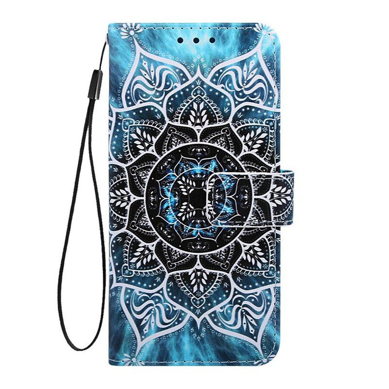 Kotelot Xiaomi Redmi 7A Suojaketju Kuori Black Strappy Mandala