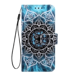 Kotelot Xiaomi Redmi 7A Suojaketju Kuori Black Strappy Mandala