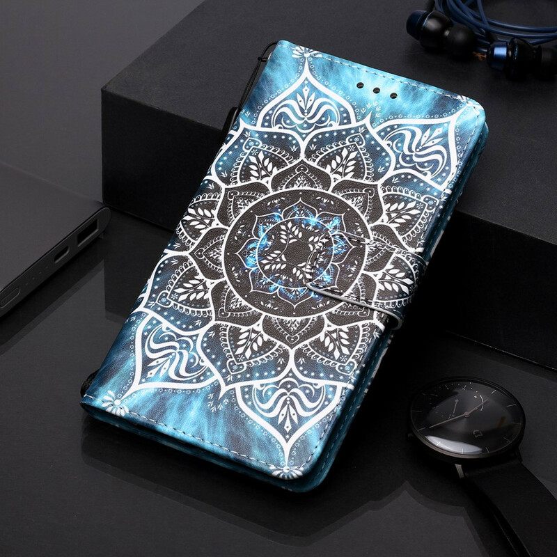 Kotelot Xiaomi Redmi 7A Suojaketju Kuori Black Strappy Mandala