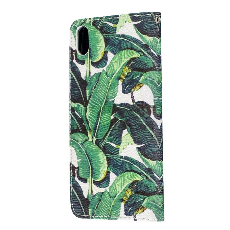 Kotelot Xiaomi Redmi 7A Suojaketju Kuori Tropical Leaves Strappy