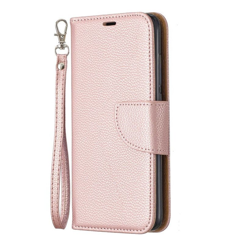 Kotelot Xiaomi Redmi 7A Suojaketju Kuori Värikäs Litchi Leather Effect Strappy