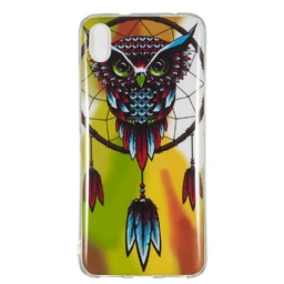 Kuori Xiaomi Redmi 7A Dream Catcher Fluoresoiva Pöllö