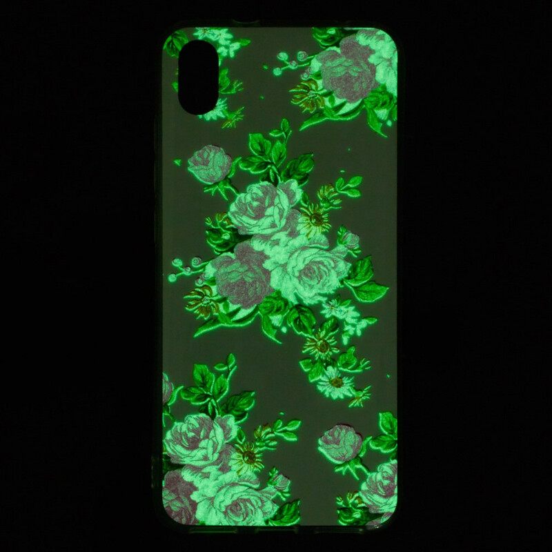 Kuori Xiaomi Redmi 7A Fluorescent Liberty Flowers