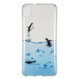 Kuori Xiaomi Redmi 7A Transparent Penguin Game