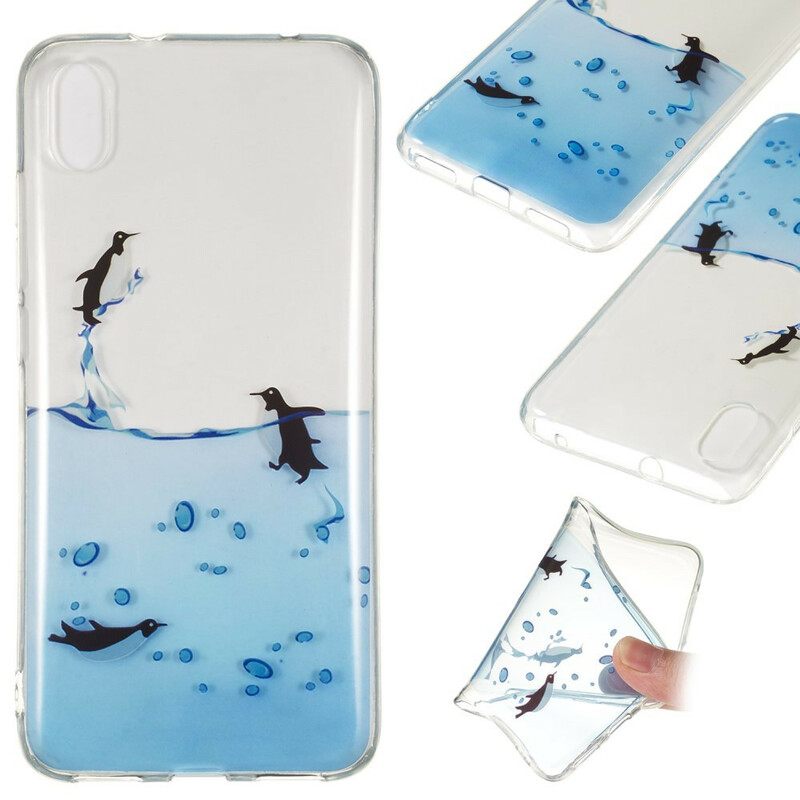 Kuori Xiaomi Redmi 7A Transparent Penguin Game