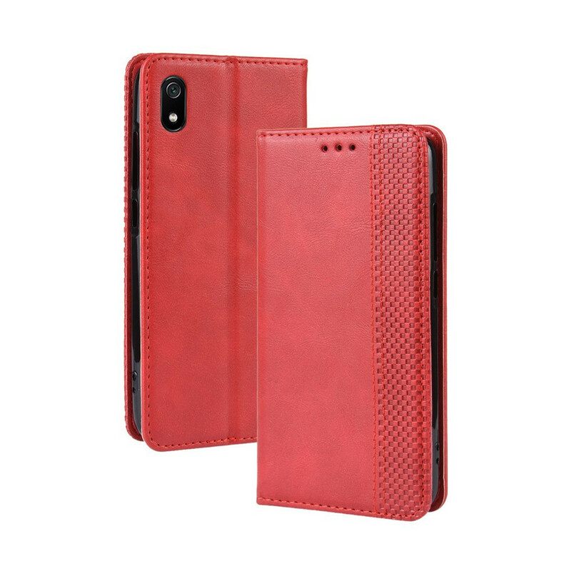 Puhelinkuoret Xiaomi Redmi 7A Kotelot Flip Tyylitelty Vintage-nahkaefekti