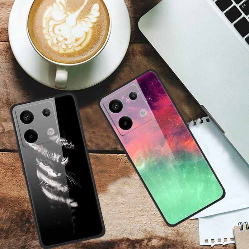 Case Xiaomi Redmi Note 13 Pro 5g Puhelinkuoret Mustan Aukon Karkaistu Lasi