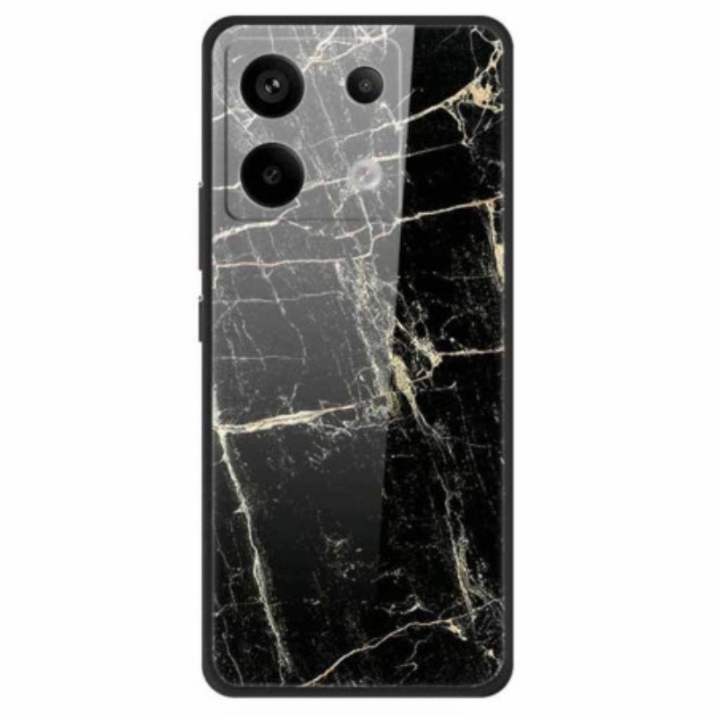 Kuori Xiaomi Redmi Note 13 Pro 5g Platinum Black Grain Tempered Glass