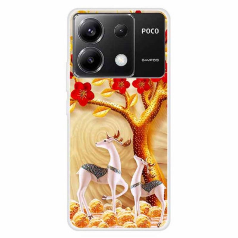 Kuori Xiaomi Redmi Note 13 Pro 5g Sika Deer Pattern