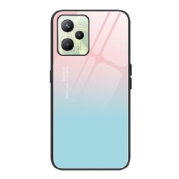 Case Realme C35 Gradient Color Karkaistu Lasi