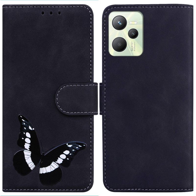 Flip Case Realme C35 Skin-touch Butterfly