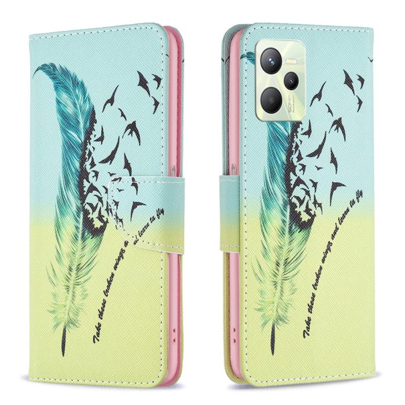 Kotelot Realme C35 Feather Birds