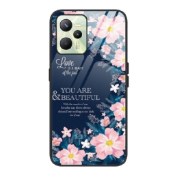 Kuori Realme C35 Love Pink Flowers