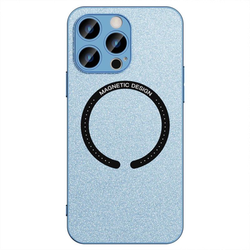 Case iPhone 14 Pro Faux Leather Magsafe Yhteensopiva