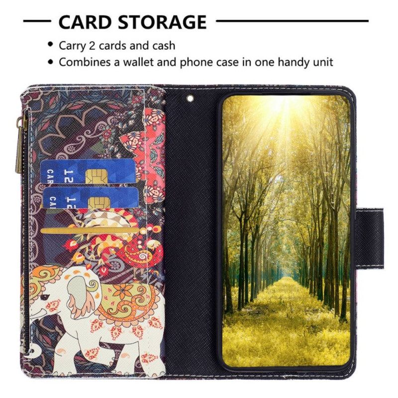 Kotelot iPhone 14 Pro Lompakkokotelo Elephant Wallet