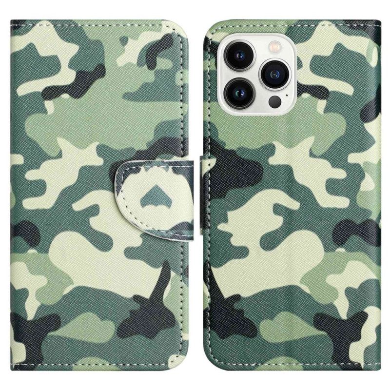 Kotelot iPhone 14 Pro Military Camouflage