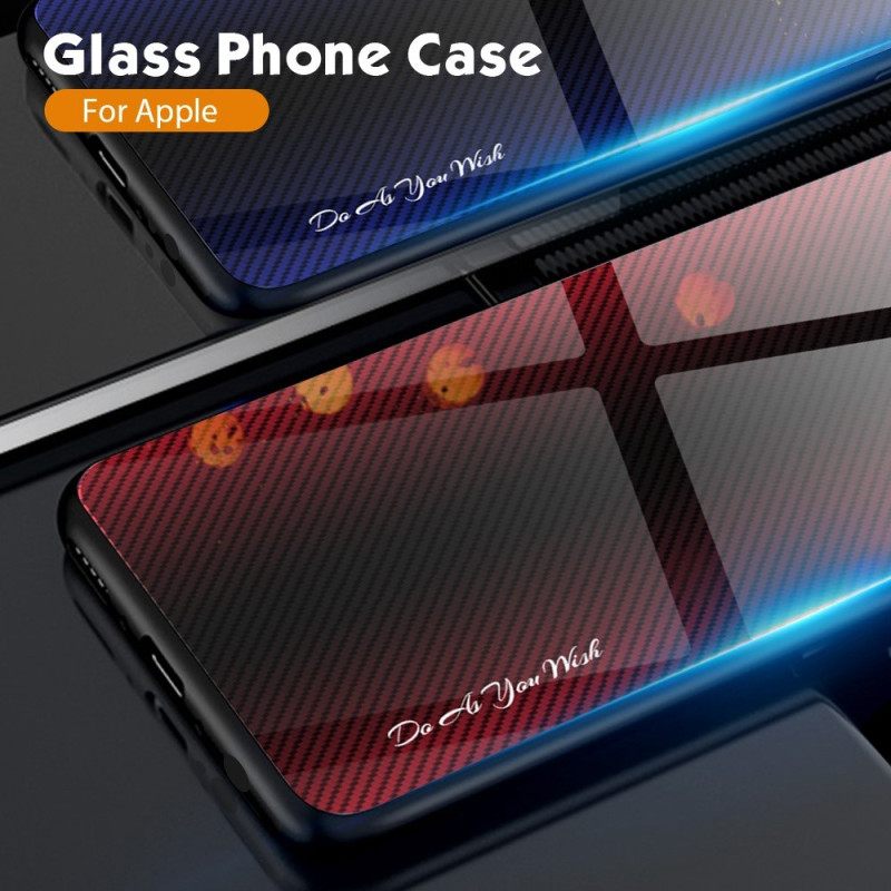 Kuori iPhone 14 Pro Classic Carbon Fiber Karkaistu Lasi