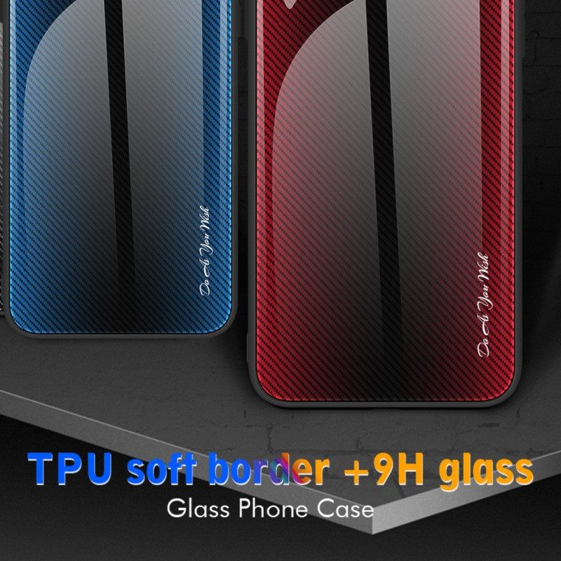 Kuori iPhone 14 Pro Classic Carbon Fiber Karkaistu Lasi