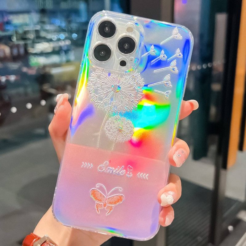 Kuori iPhone 14 Pro Silicone Laser Pattern