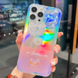 Kuori iPhone 14 Pro Silicone Laser Pattern