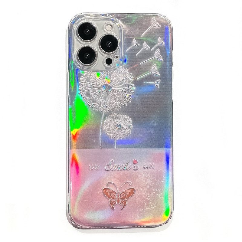 Kuori iPhone 14 Pro Silicone Laser Pattern