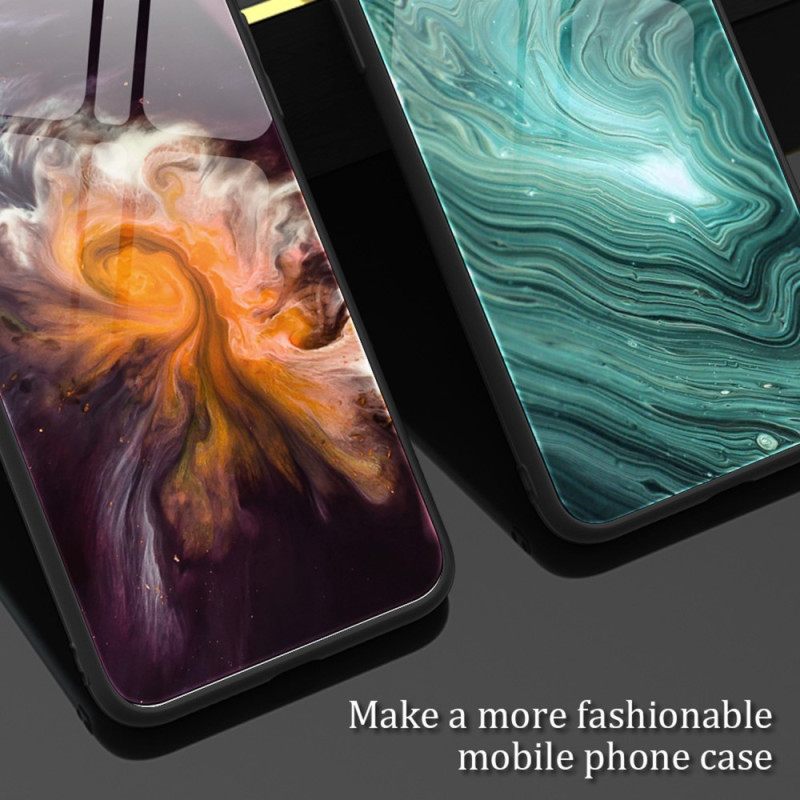 Kuori iPhone 14 Pro Tempered Glass Marble Colors