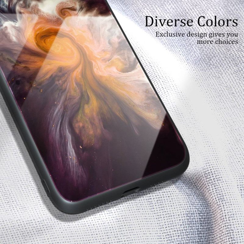 Kuori iPhone 14 Pro Tempered Glass Marble Colors