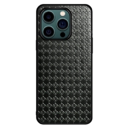 Kuori iPhone 14 Pro Woven Faux Leather