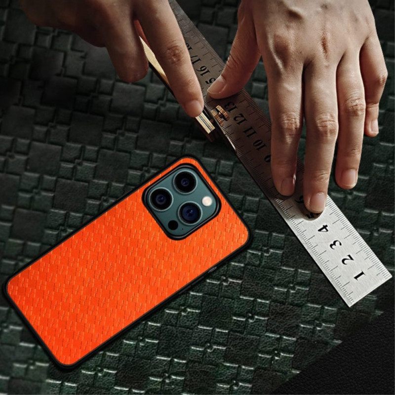 Kuori iPhone 14 Pro Woven Faux Leather