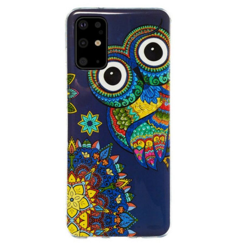 Case Samsung Galaxy S20 Plus / S20 Plus 5G Fluoresoiva Pöllön Mandala