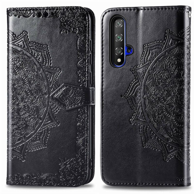 Flip Case Huawei Nova 5T / Honor 20 Mandala Keskiaika