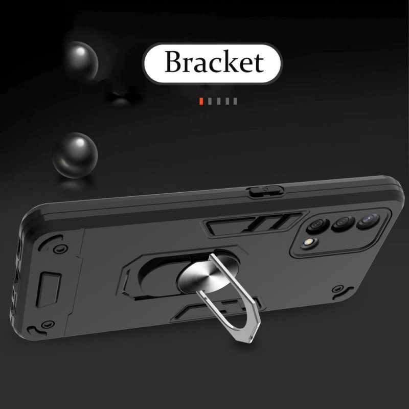 Case Oppo A74 4G Irrotettava Rengastuki Metallia