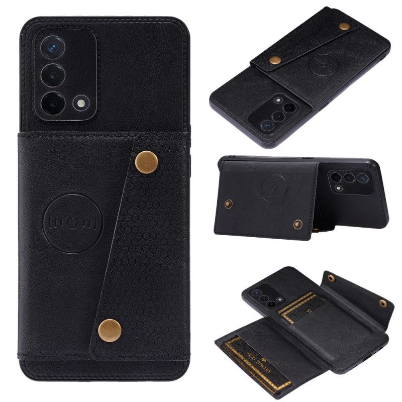 Case Oppo A74 4G Lompakkokuori Wallet Napsahtaa