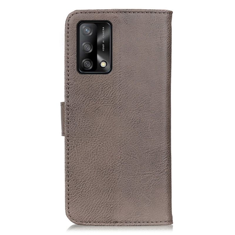 Flip Case Oppo A74 4G Keinonahka Khazneh