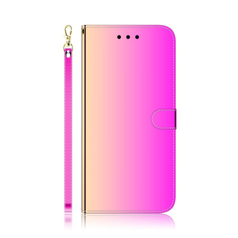 Flip Case Oppo A74 4G Keinonahkainen Peilin Kansi