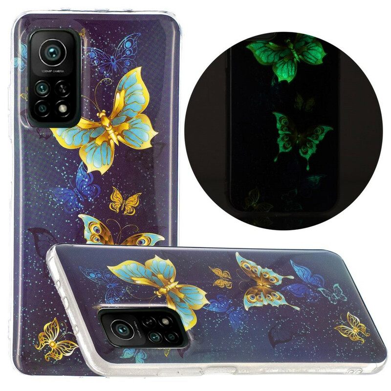 Case Xiaomi Mi 10T / 10T Pro Fluorescent Butterfly Sarja